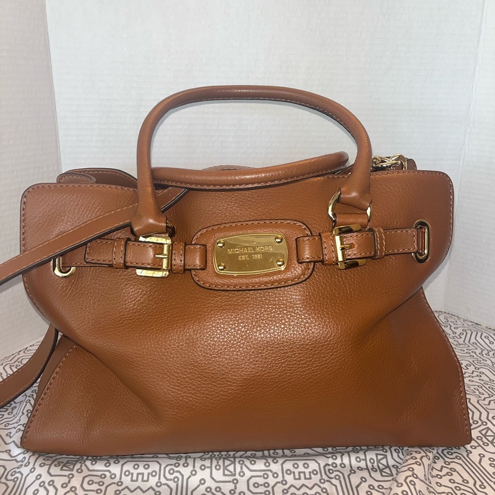 Michael Kors Brown Leather Satchel